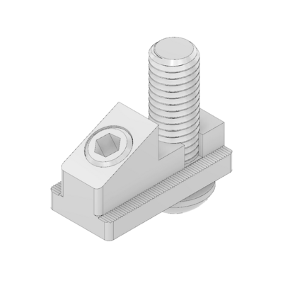 41-002-2 MODULAR SOLUTIONS PROFILE FASTENER<br>SPEEDLOCK HIDDEN PROFILE CONNECTOR C - W/ T40 TORX